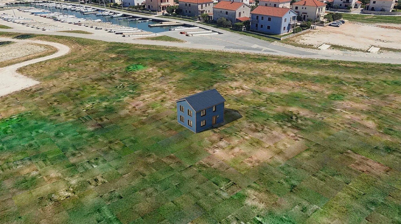 blue house
