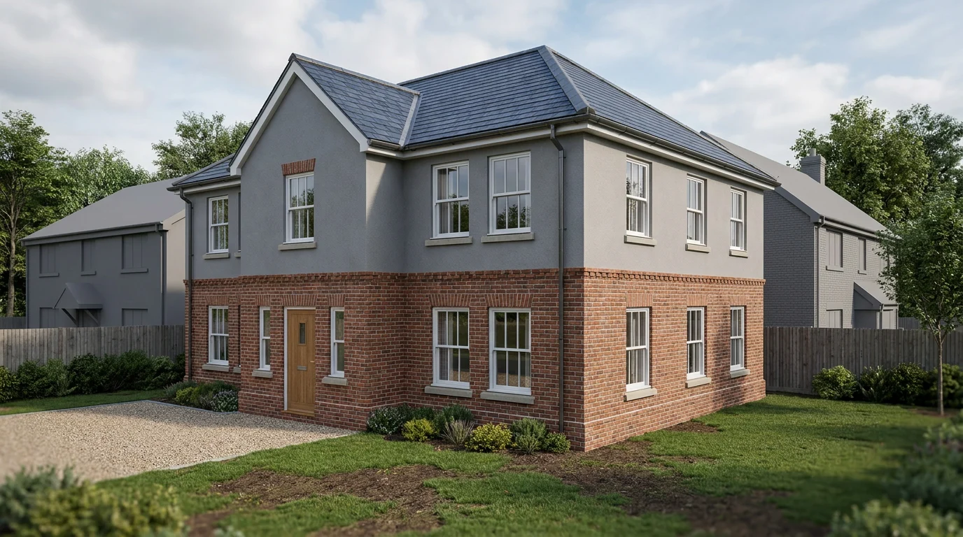 make a typical UK house